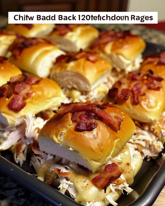 Chicken Bacon Ranch Sliders – My Blog